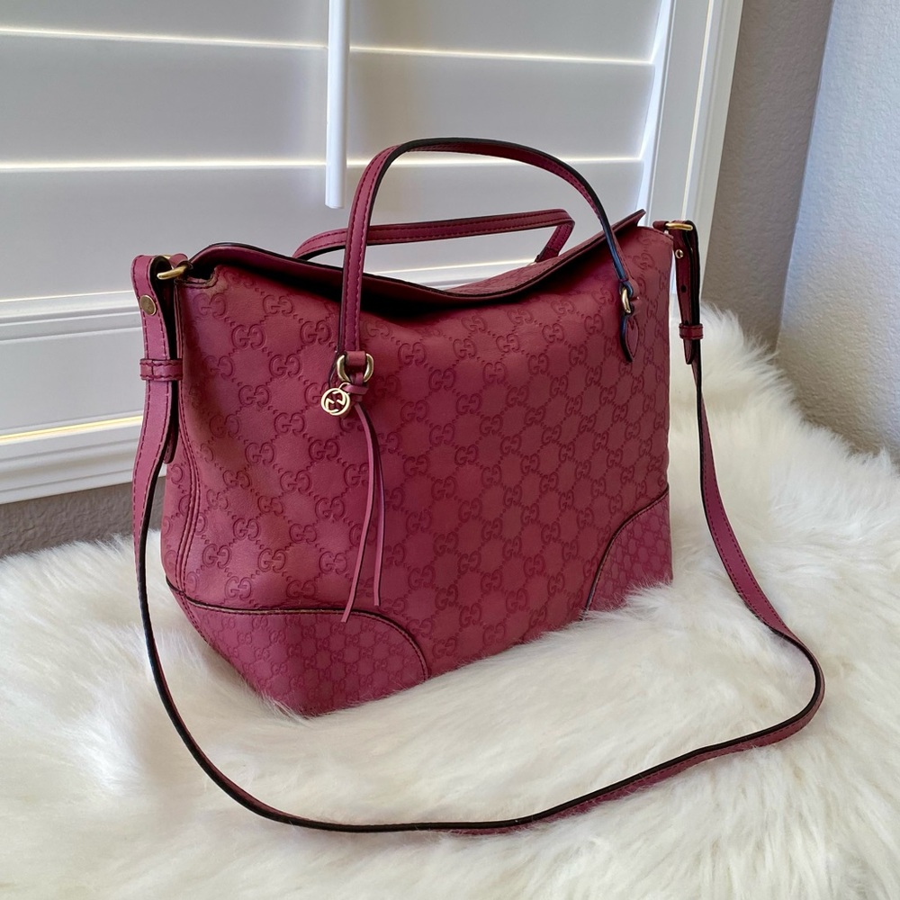 SOLD‼️ ❤️ Gucci Guccissima Bree Tote Bag - Picture 1 of 17